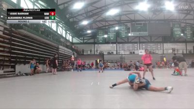 124-131 lbs Round 2 - Josie Barham, Unattached vs Alejandra Flores, Bolingbrook