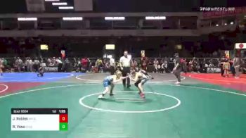 73 lbs Quarterfinal - Julian Robles, NM Beast vs Ryker Voss, Roseburg Mat Club