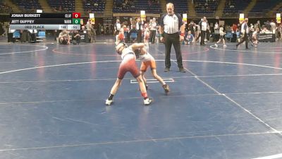 50 lbs 3rd Place - Jonah Burkett, Claysburg Kimmel vs Jett Guffey, Warrior Run