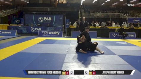 Joseph Robert Wenger vs Marcos Kevinn Val Verde Melegari 2026 Pan Jiu Jitsu IBJJF Championship