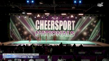 Cougars Competitive Cheer - Blaze [2026 L1 - Rec Performance Elite - 12Y Day 1] 2026 CHEERSPORT National All Star Cheerleading Championship
