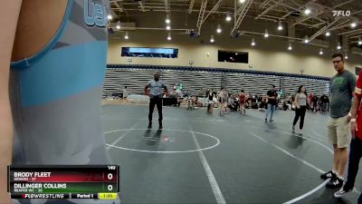 140 lbs Round 5 (8 Team) - Ezra Thomas, Reaper WC vs Trent Collins, Kraken