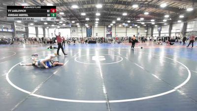152 lbs Consi Of 64 #2 - Ty Laslovich, MT vs Jordan Hertel, OH