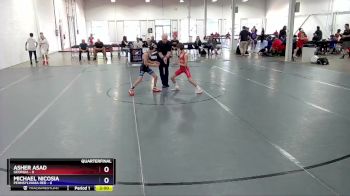 71 lbs Quarterfinals (8 Team) - Asher Asad, Georgia vs Michael Nicosia, Pennsylvania Red