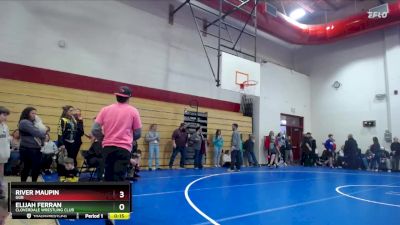 92 lbs Quarterfinal - Rolland Brittain, Russiaville vs Tripp Hillenburg, Bloomington South WC