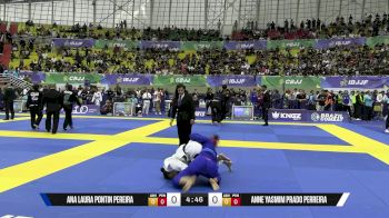 Anne Yasmim Prado Perreira vs Ana Laura Pontin Pereira 2025 Brasileiro Jiu-Jitsu IBJJF