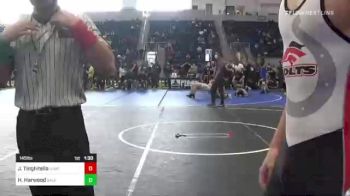 145 lbs Round Of 32 - Joseph Tinghitella, Unaffiliated vs Hunter Harwood, Salem Elite