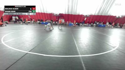 150 lbs Round 1 (8 Team) - Shane Sehr, Canton A vs Malakai Olson, Albert Lea