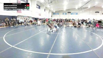 75 lbs Quarterfinal - Drake Schussler, PA vs Canaan Streeter, MI