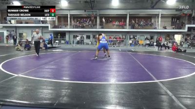 285 lbs Round 2 (4 Team) - Gunnar Crowe, Wisconsin-Stevens Point vs Tashaud Nelson, Luther