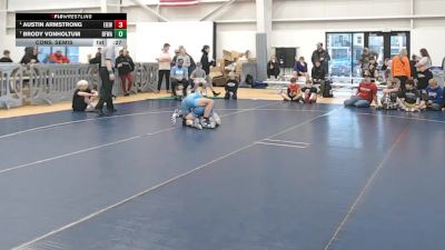 110 lbs Cons. Semis - Brody VonHoltum, Black Fox Wrestling Academy vs Austin Armstrong, East Idaho Elite Wrestling Club