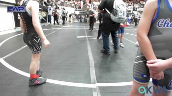 55 lbs Consi Of 8 #2 - Adaley Ballard, Comanche Takedown Club vs Colt Ogden, Choctaw Ironman Youth Wrestling