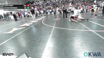 80 lbs Consi Of 8 #2 - Jayce Parks, Keystone Kids Wrestling Club vs Colton Toothman, HURRICANE WRESTLING ACADEMY