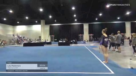 Lily Pederson - Floor, Flips Gym #321 - 2021 USA Gymnastics Development Program National Championships
