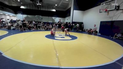 67-72 lbs Round 1 - Evelyn Nelms, Mantanona TC vs Mateo Loza, Rough House