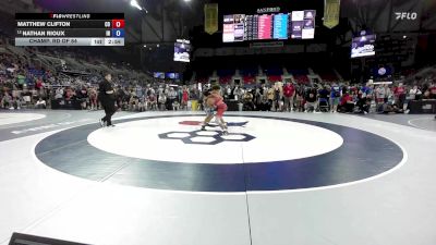 132 lbs Champ. Rd Of 64 - Matthew Clifton, CO vs Nathan Rioux, IN