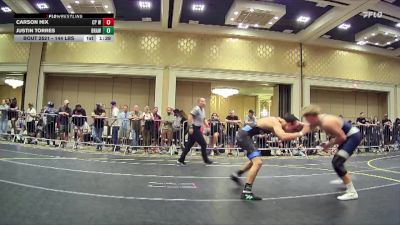 144 lbs Round Of 128 - Carson Hix, CP Wrestling vs Justin Torres, Brawley Wr Ac