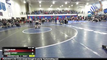 132 lbs Cons. Round 2 - Parker Cathey, Timberlake vs Treven Bush, Kellogg