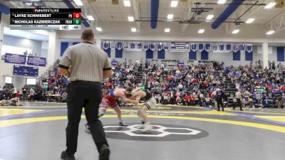 138 lbs Cons. Round 4 - Layke Schwiebert, Patrick Henry vs Nicholas Kazmierczak, Franklin