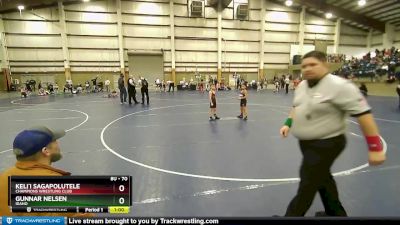 70 lbs 5th Place Match - Keli`i Sagapolutele, Champions Wrestling Club vs Gunnar Nelsen, Idaho