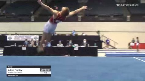 Adam Findley - Floor, Roswell Gymnastics - 2021 USA Gymnastics Development Program National Championships