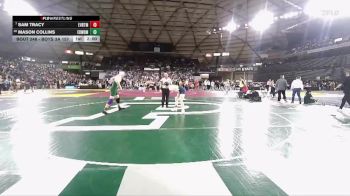 Boys 3A 157 lbs Champ. Round 2 - Sam Tracy, Everett vs Mason Collins, Edmonds-Woodway