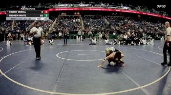 1A 120 lbs Cons. Semi - Colten Vestal, East Wilkes High School vs Andrew White, Uwharrie Charter Academy