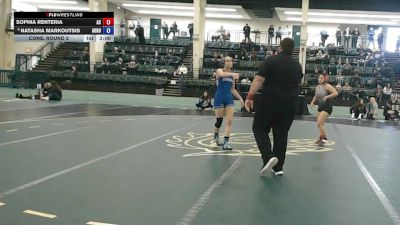 124 lbs Cons. Round 2 - Natasha Markoutsis, Aurora vs Sophia Renteria, Adrian College
