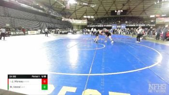 2A 190 lbs Quarterfinal - Josh Moreau, West Valley (Spokane) vs Marquiese Vestal, North Kitsap