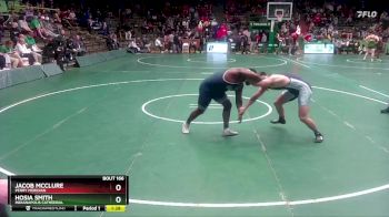 285 lbs Quarterfinal - Hosia Smith, Indianapolis Cathedral vs Jacob McClure, Perry Meridian