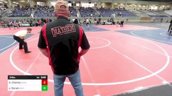 54 lbs Rr Rnd 3 - Ayzen Chairez, Dumas WC vs Jaxyn Duran, Mayhem