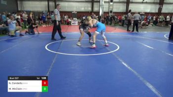 140 lbs Consi Of 4 - Nicholas Condello, Berkeley vs Michael McClain, Apache