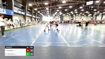 135 lbs Rr Rnd 2 - Gabe Paradis, Grit Mat Club Red vs Kyler Hardacre, Indiana Outlaws Maroon