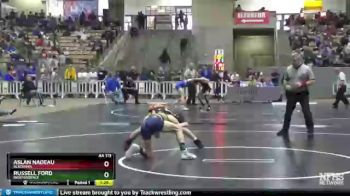 AA 113 lbs Semifinal - Aslan Nadeau, Blackman vs Russell Ford, Independence