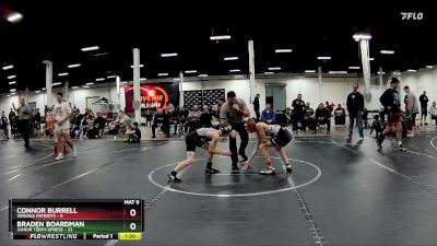 100 lbs Semis (4 Team) - Braden Boardman, Junior Terps Xpress vs Connor Burrell, Virginia Patriots