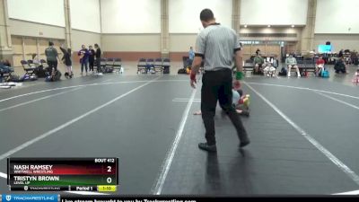 100 lbs Round 1 - Nash Ramsey, Whitwell Wrestling vs Tristyn Brown, Level Up