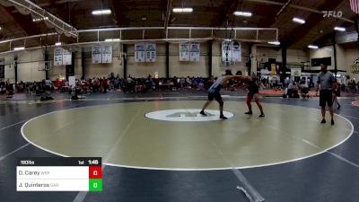 190 lbs Semifinal - David Carey, West Springfield vs Jalen Quinteros, Gar-Field