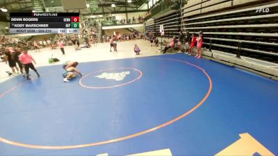 204-216 lbs Champ. Round 1 - Kody Marschner, TOMMY TOUGHKNUCKLES vs Devin Rogers, Young Guns Kenosha