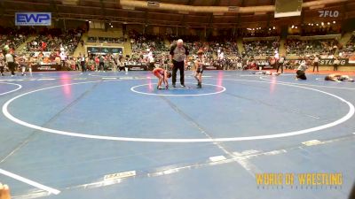 49 lbs Consi Of 16 #1 - Roman Hicks, RAW Wrestling Club vs Socorro Hinojos, Texas Elite