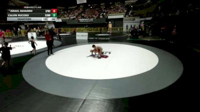70 lbs Quarters - Israel Navarro, Ceres Pups Wrestling Club vs Calvin Rucobo, Central Coast Most Wanted Wrestling Club