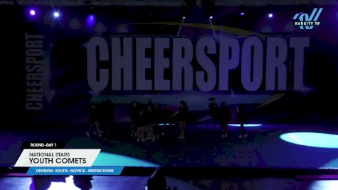 National Stars - Youth Comets [2024 L1 Youth - Novice - Restrictions Day 1] 2024 CHEERSPORT Atlanta Classic