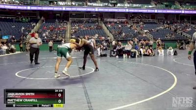 2A 215 lbs Semifinal - Jaquavion Smith, Forest Hills vs Matthew Cranfill, Bandys