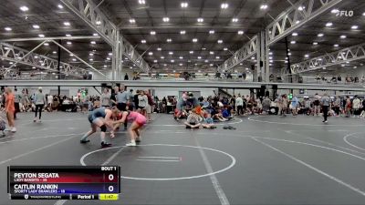 120 lbs Finals (2 Team) - Peyton Segata, Lady Bandits vs Caitlin Rankin, 5forty Lady Brawlers