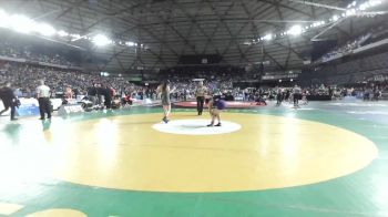 Girls 3A 140 lbs Champ. Round 1 - Alexis Escobar, Kelso (Girls) vs Josephine(Josie) Sooto, North Thurston (Girls)