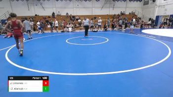 126 lbs Semifinal - Zachary Klarcyk, Porterville vs Jose Limones, Daniel Cormier WA