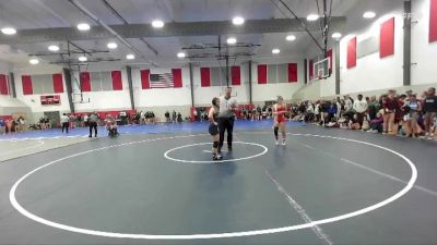 120 lbs Champ. Round 1 - Kylee Montenegro, Homedale vs Kendal Hayes, Meridian