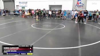 124 lbs Semifinal - Sobina Clendaniel, Marathon Wrestling Club vs Summer Boling, Alaska