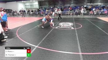 170 lbs Round Of 128 - Duke Myers, IN vs Malachi Thomas, SC