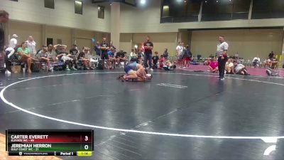 140 lbs Round 5 (8 Team) - Carter Everett, Elevate WC vs Jeremiah Herron, Gulf Coast WC