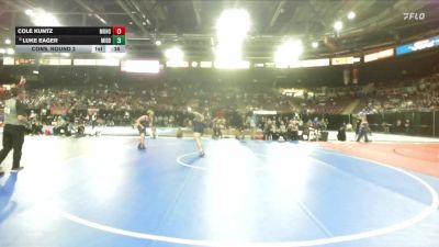5A 150 lbs Cons. Round 2 - Luke Eager, Middleton vs Cole Kuntz, Mountain Home